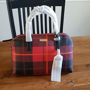 Kate Spade Woodland Plaid Cherry Liqueur